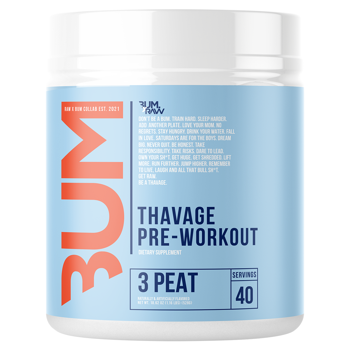 CBUM THAVAGE High Stim Preworkout
