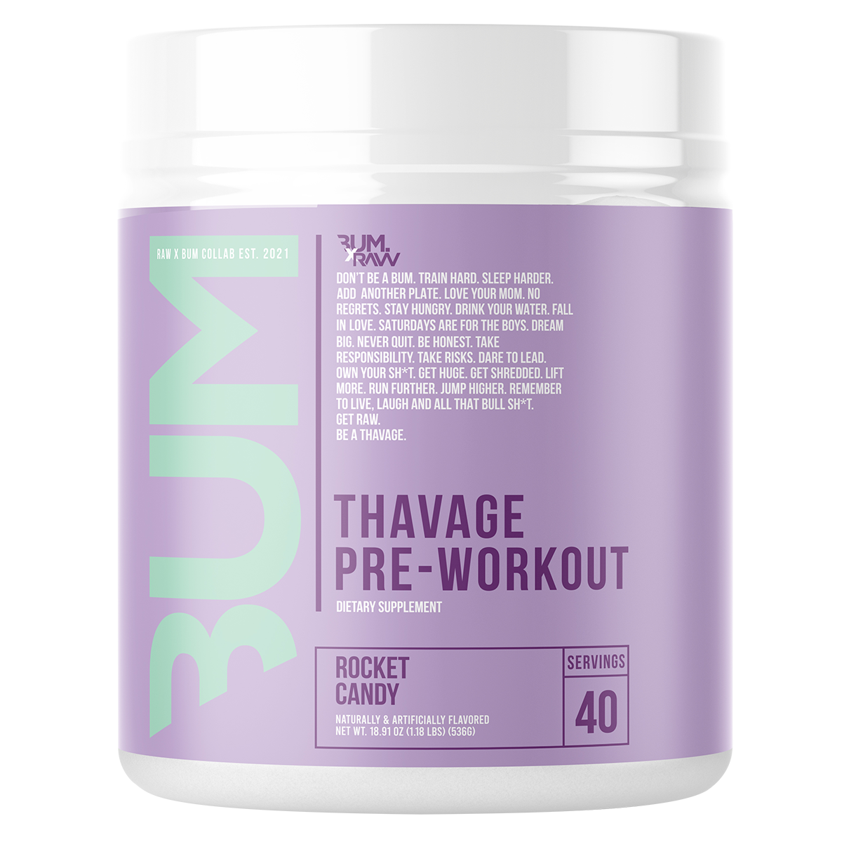 CBUM THAVAGE High Stim Preworkout