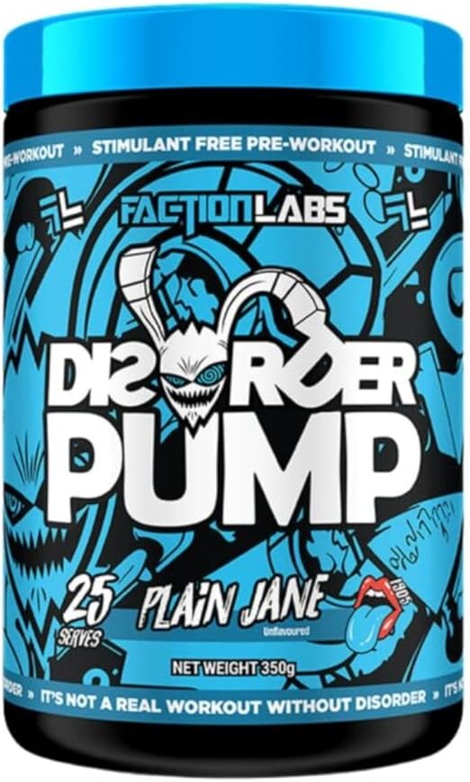 disorder pump plain jane unflavoured
